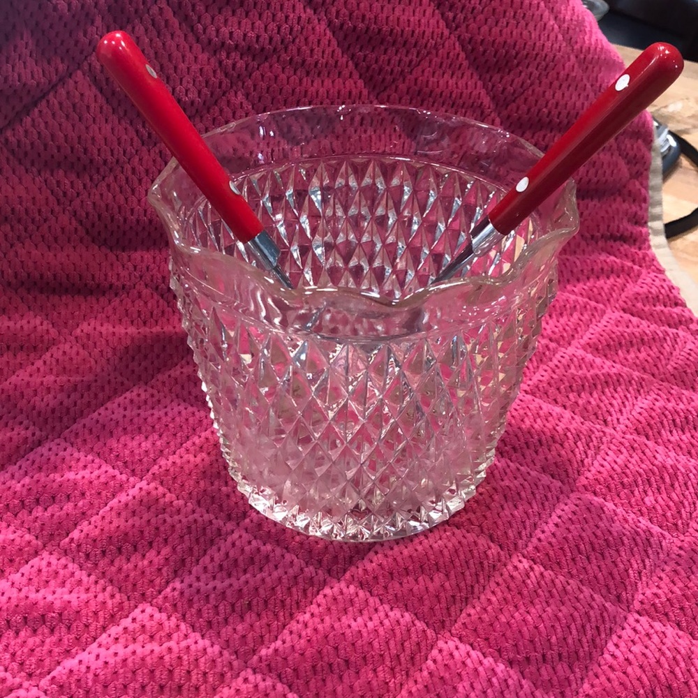 The ole ‘diamond point’ pattern - Ice Bucket